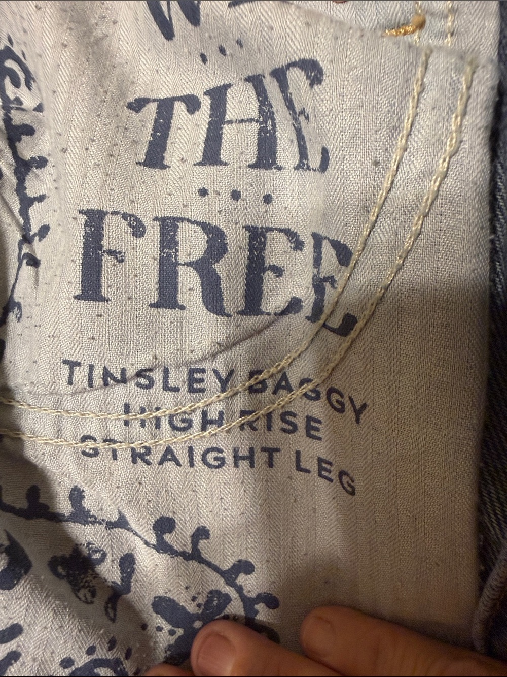 We The Free Straight-Leg Tinsley Baggy High Rise Straight Leg 30 - Picture 14 of 14